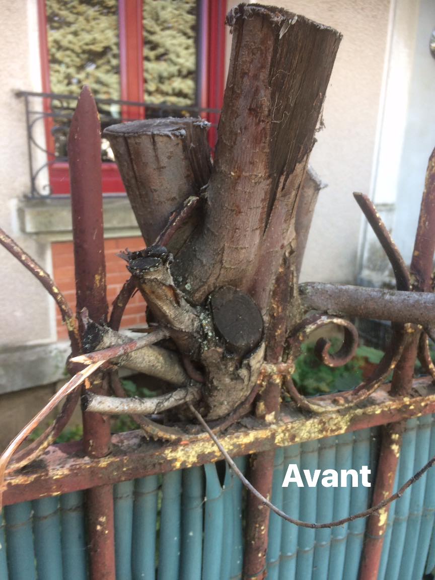 Travaux de métallerie avant