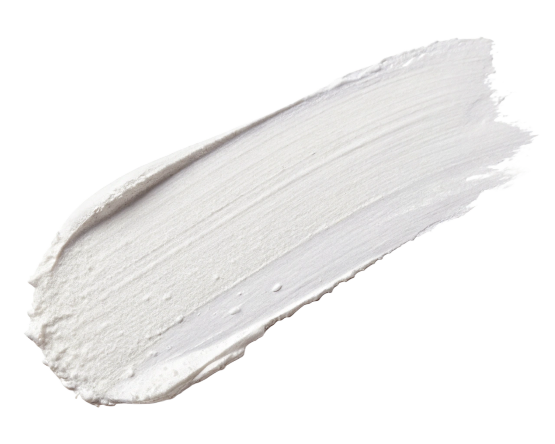 Une trace de peinture blanche.