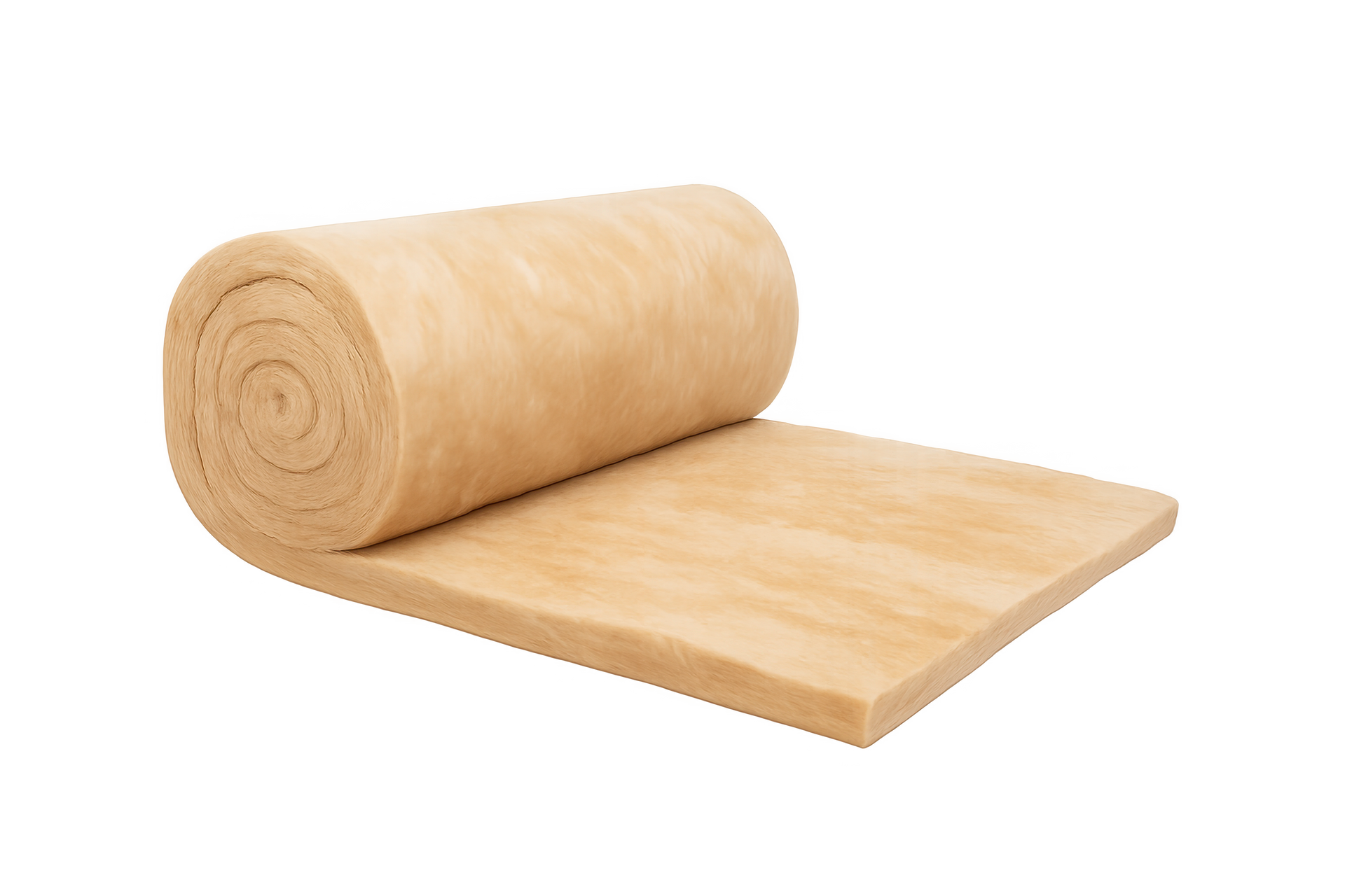 Un rouleau d'isolant thermique.