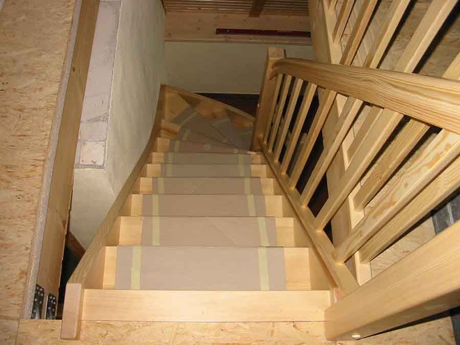 Holztreppe