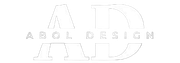Logotipo blanco con las letras