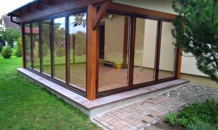 Naturstein Wintergarten