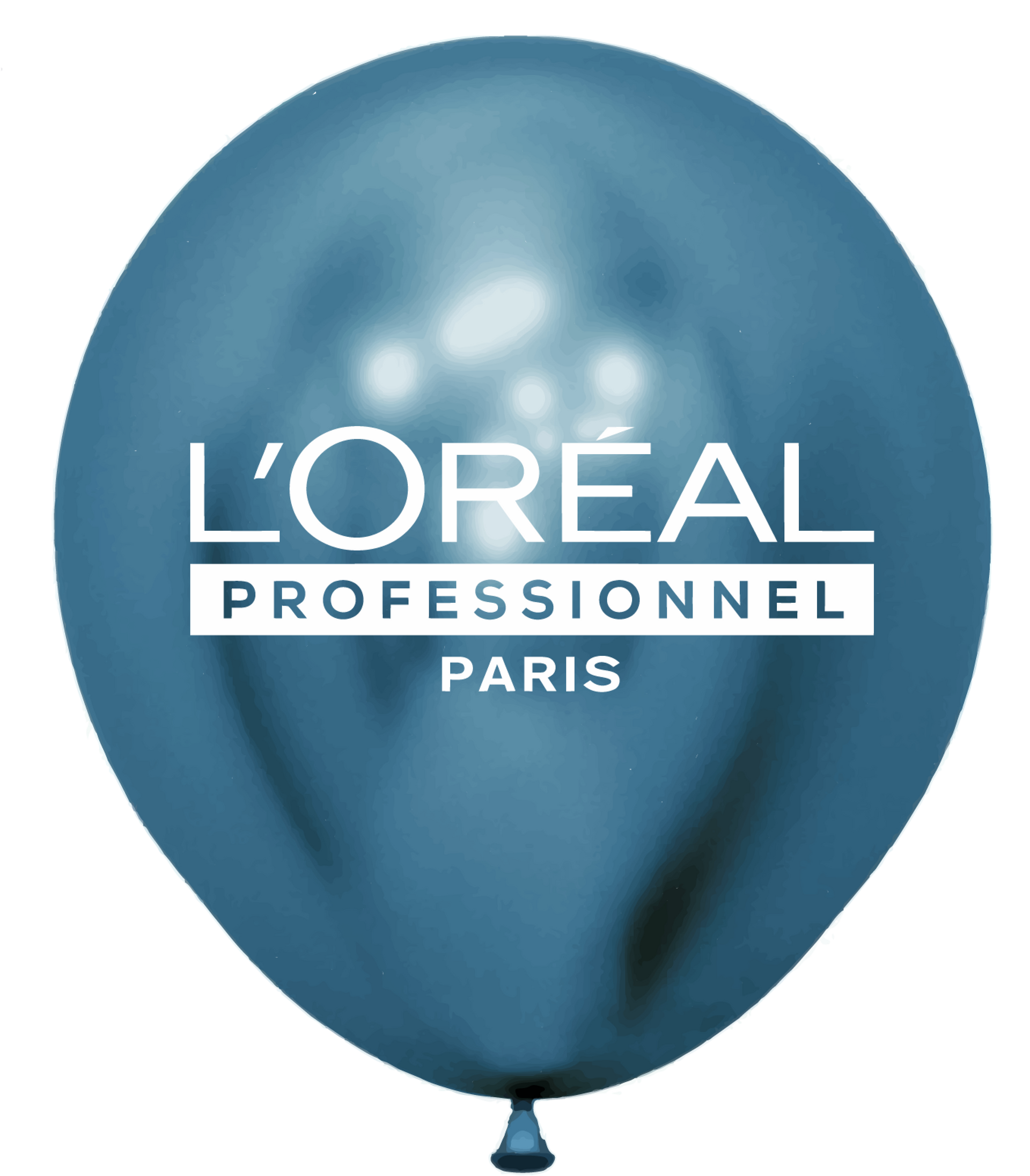 Un grupo de globos de colores con varios diseños, cintas y la palabra 