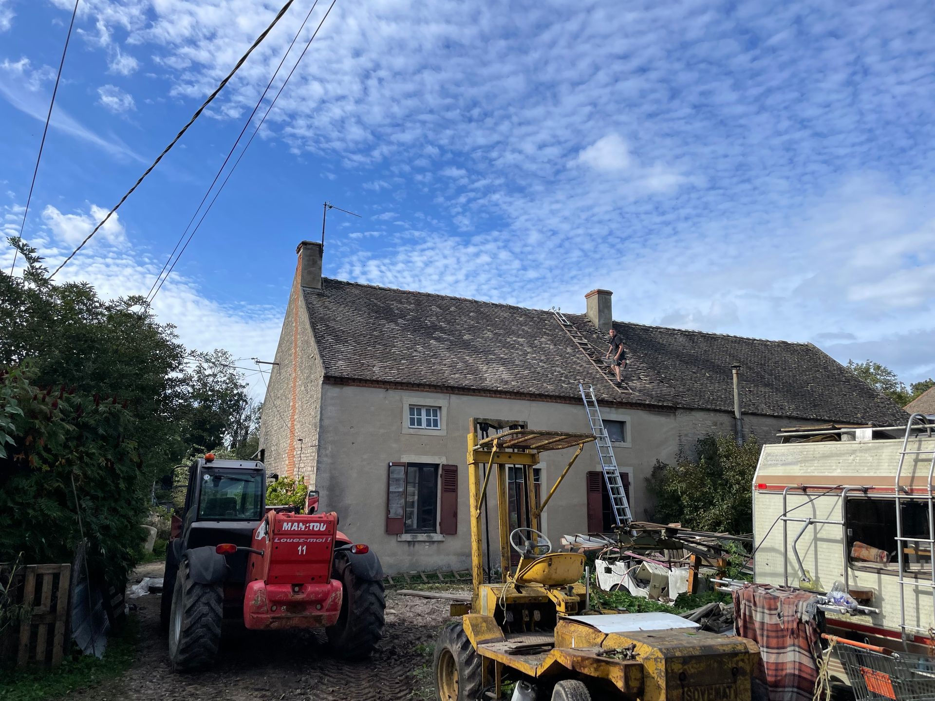 Réparations après intempéries