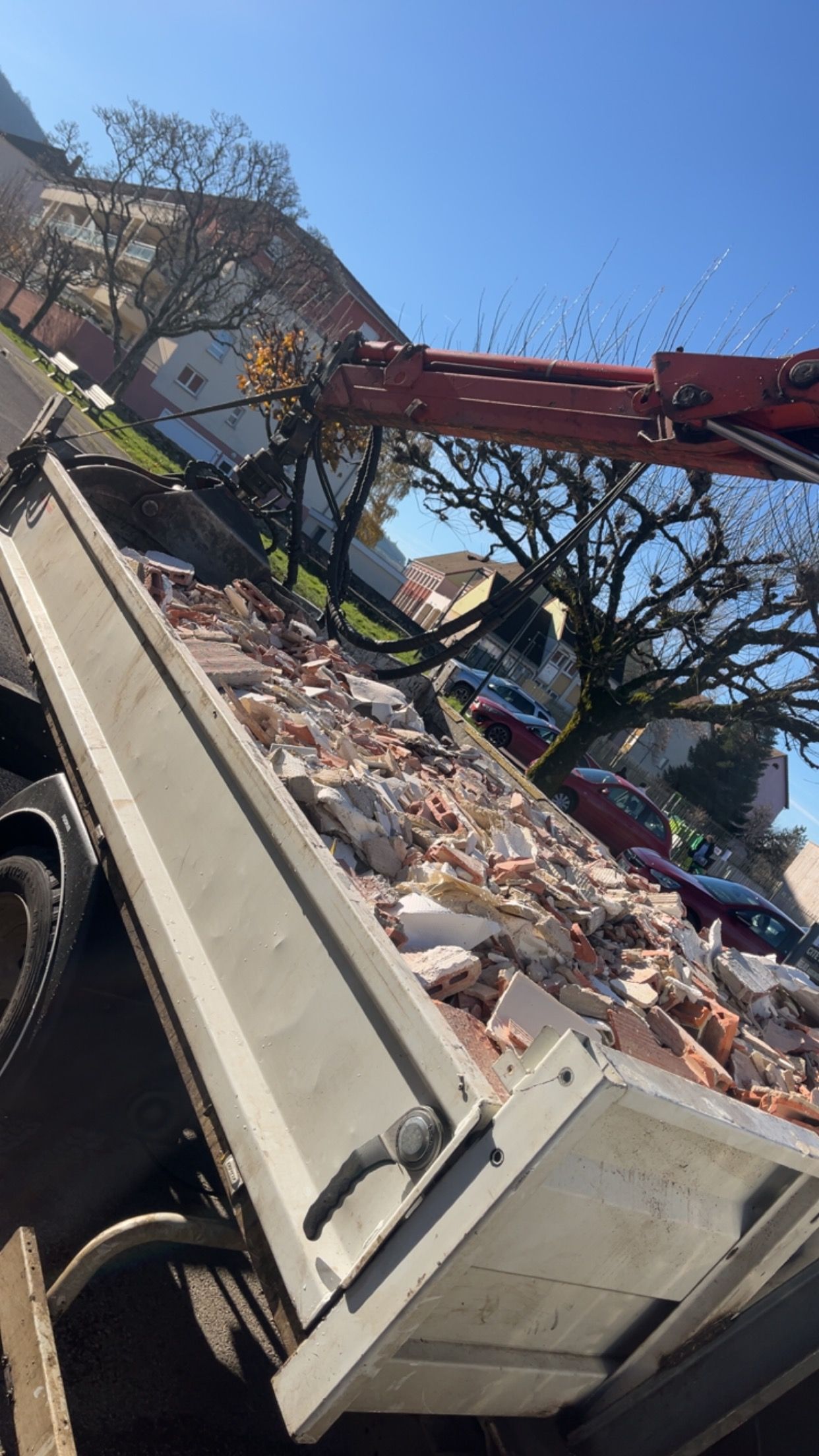 Benne de vide maison