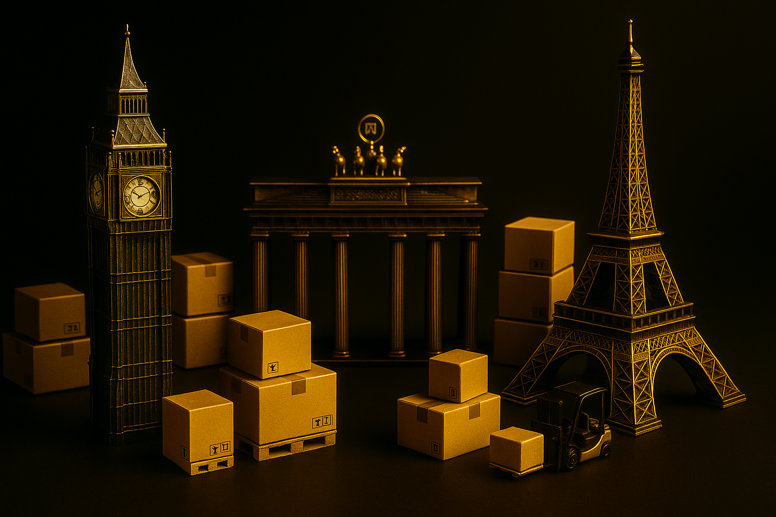 Brand Partner Logo – goldener Adler