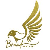 Brand Partner Logo – goldener Adler