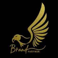 Brand Partner Logo – goldener Adler