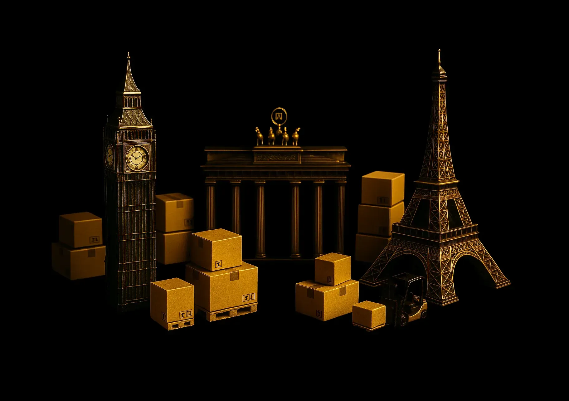 Brand Partner Logo – goldener Adler