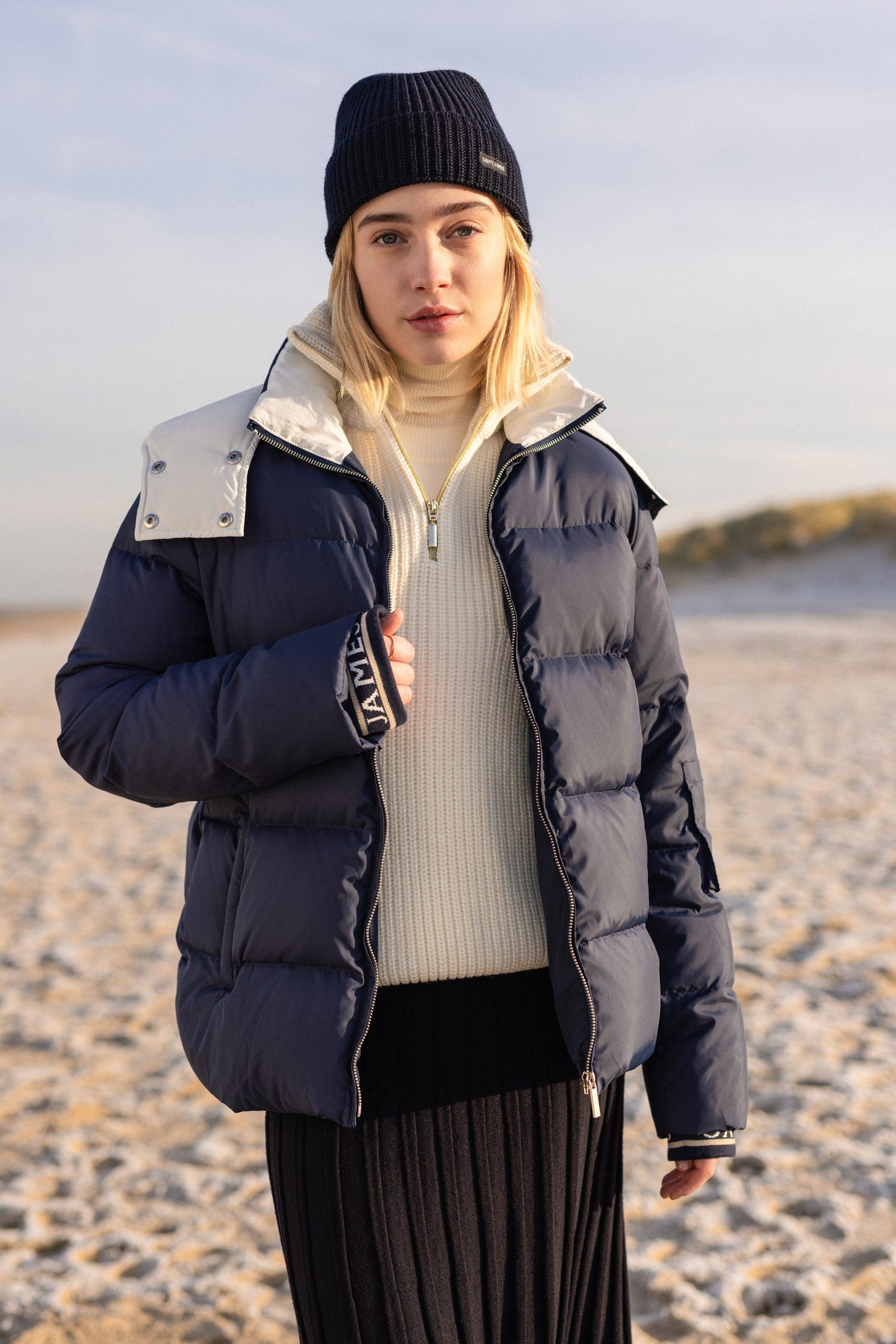 Manteau femme bleu marine