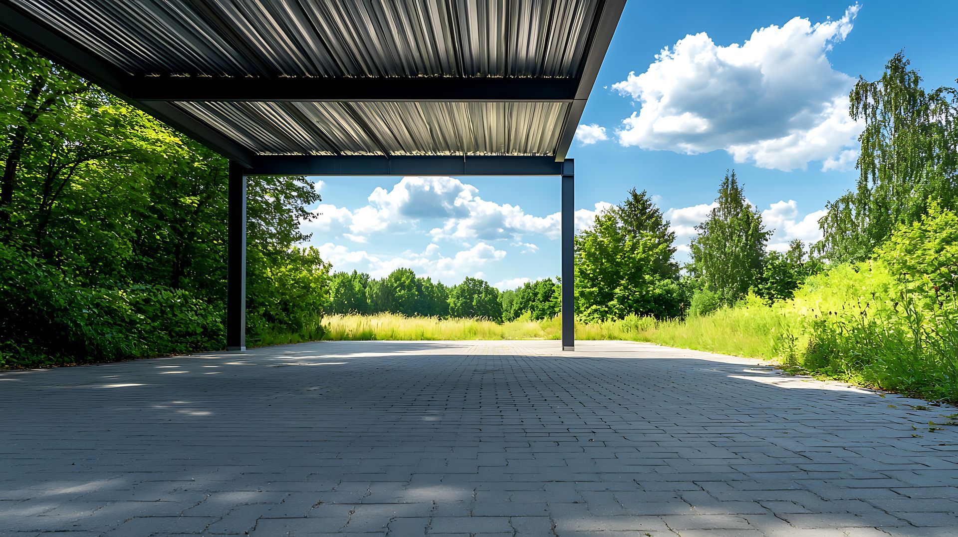 Carport en métal
