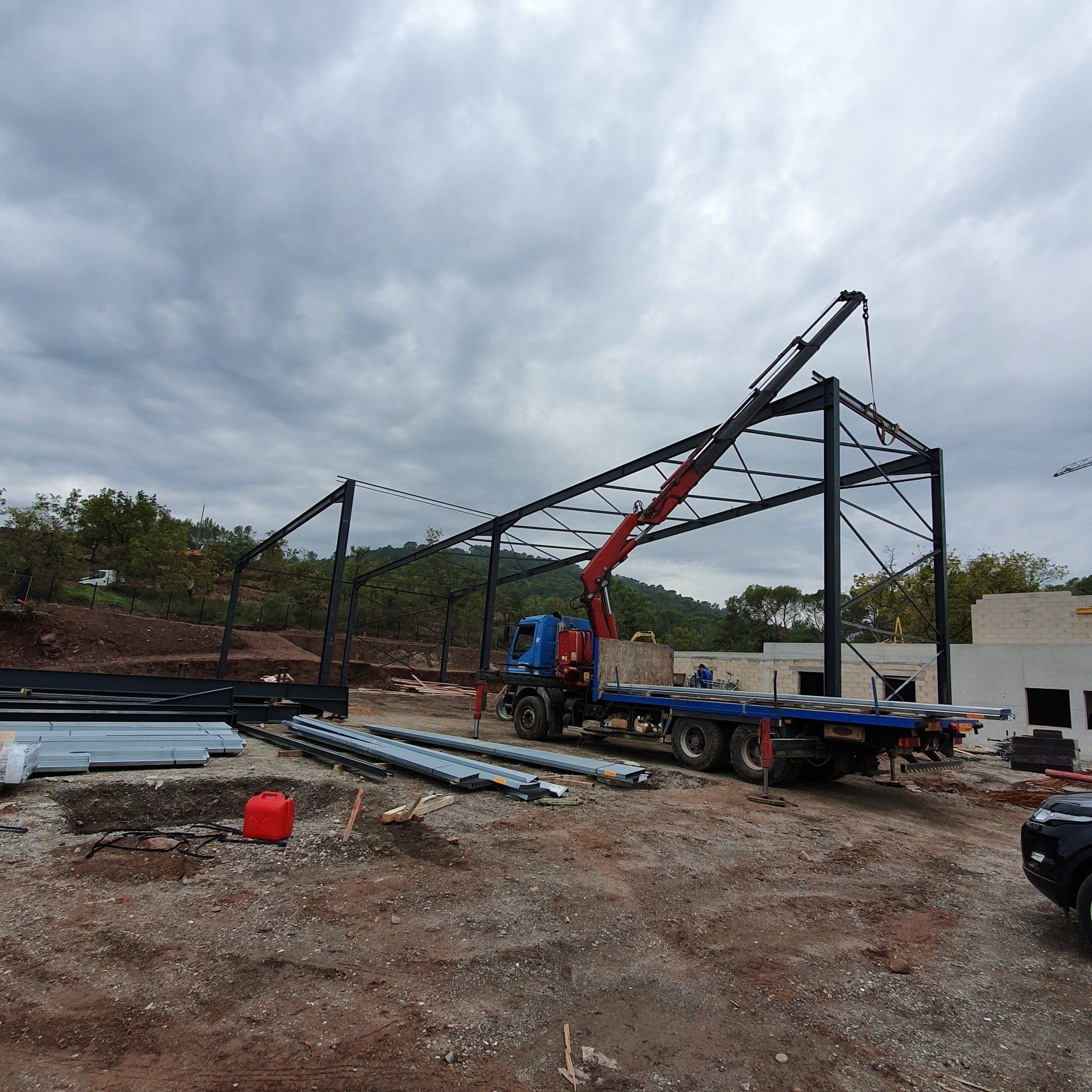 Chantier à Carnoules