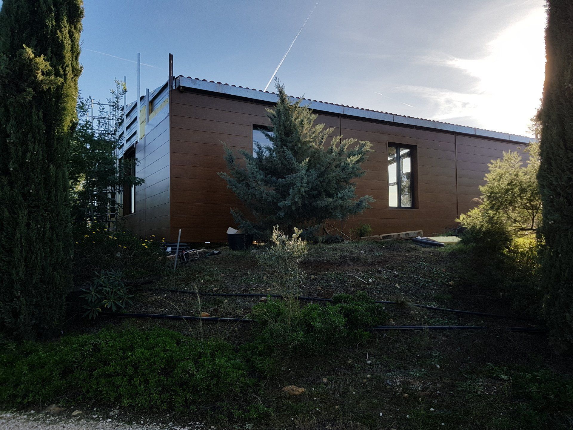 Bardage sur maison