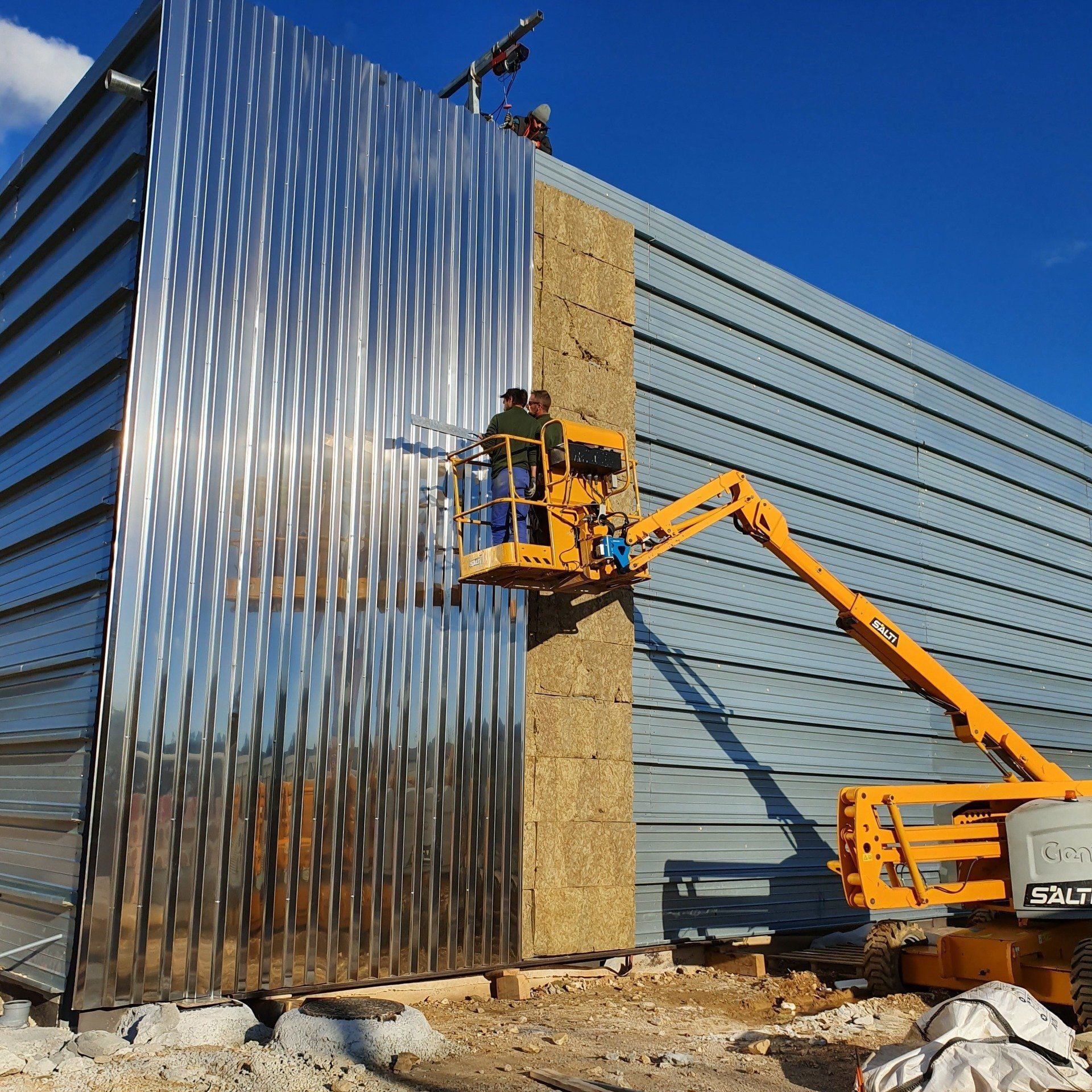 Construction de bardage métallique