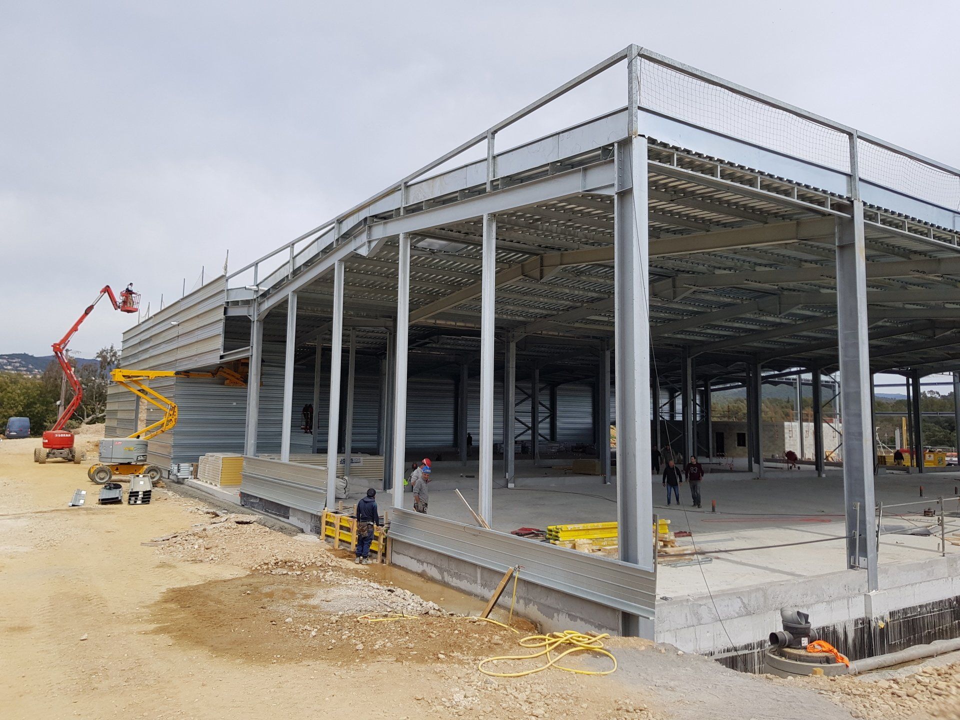 Construction de bâtiment en cours