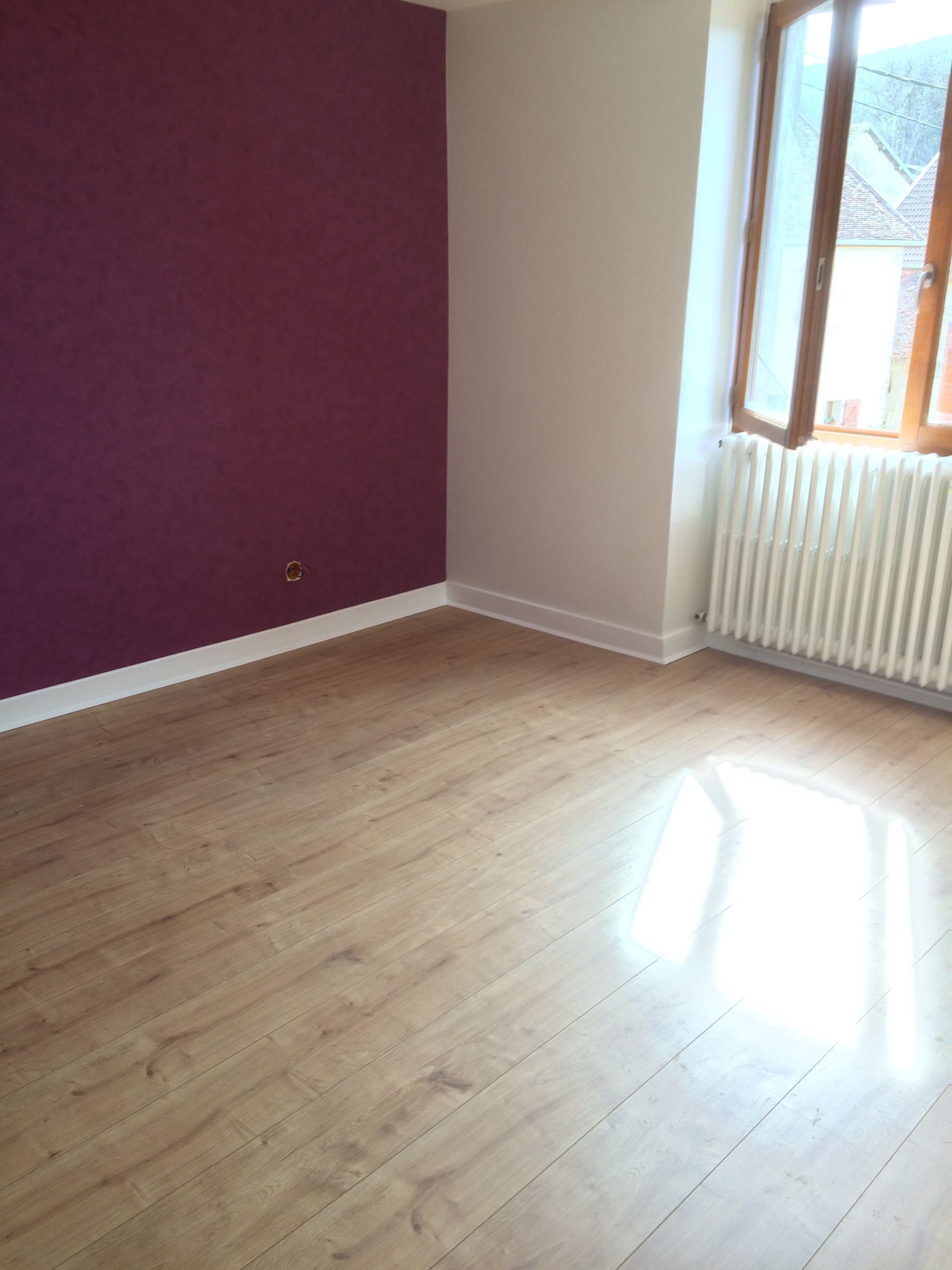 Lame de PVC sur le sol