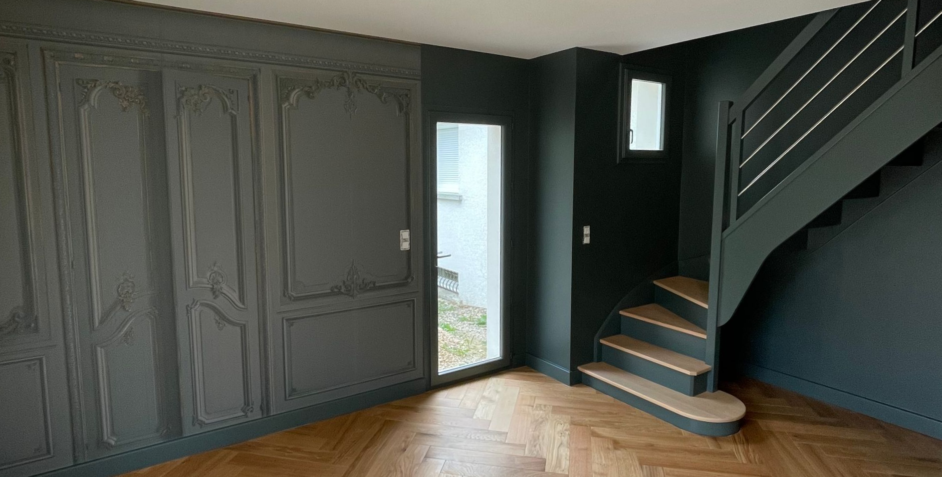 Papier peint sur un mur