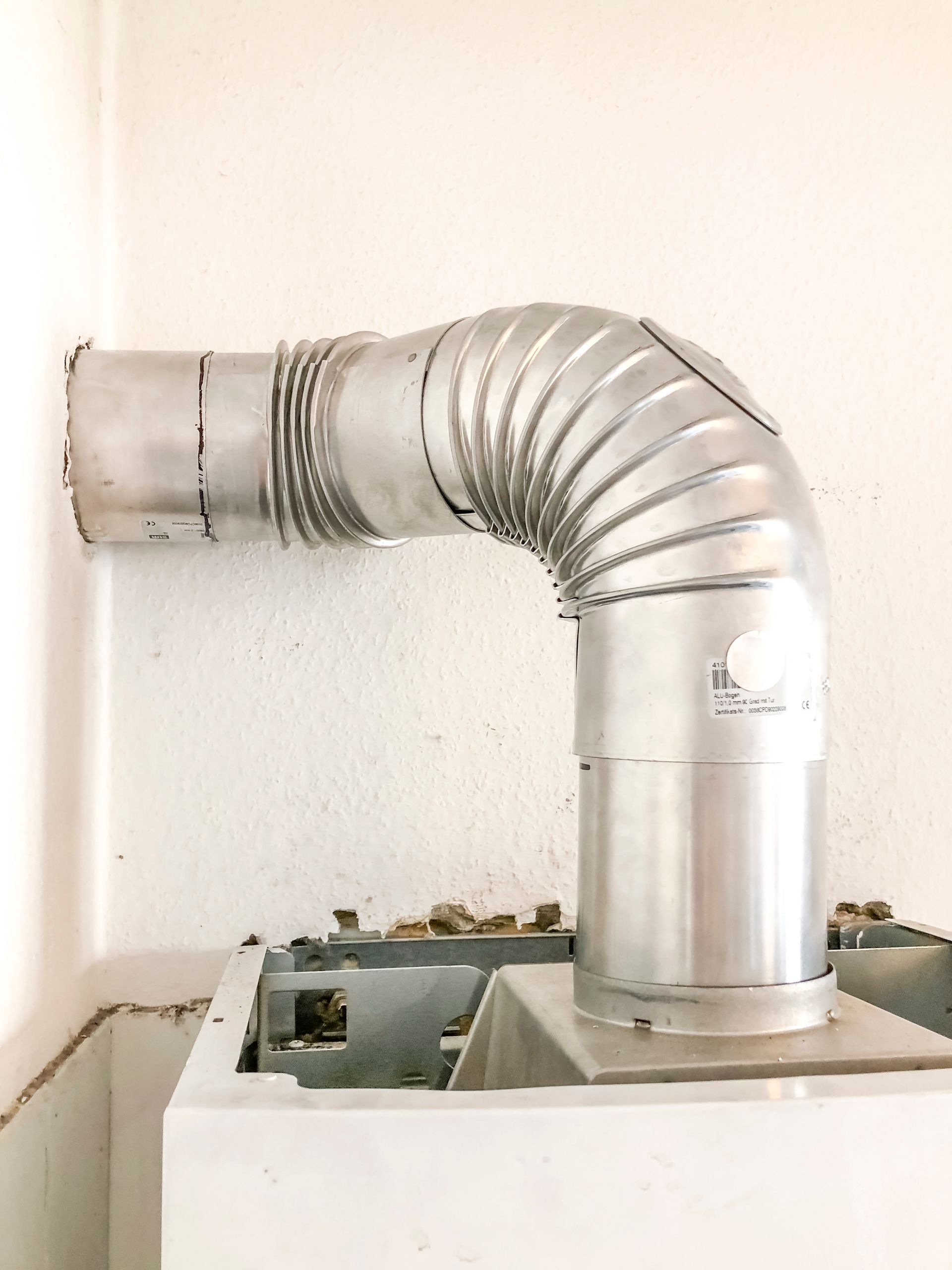 Conduite de chaudière en fer