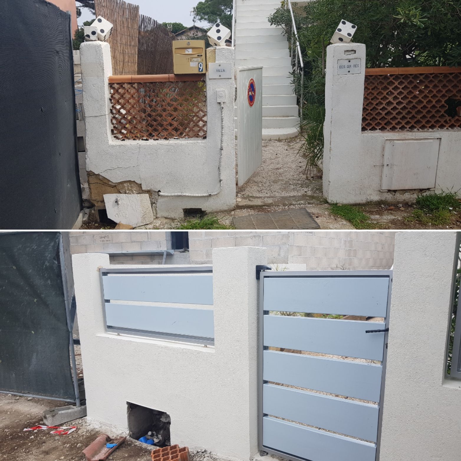 Rénovation d'un portillon