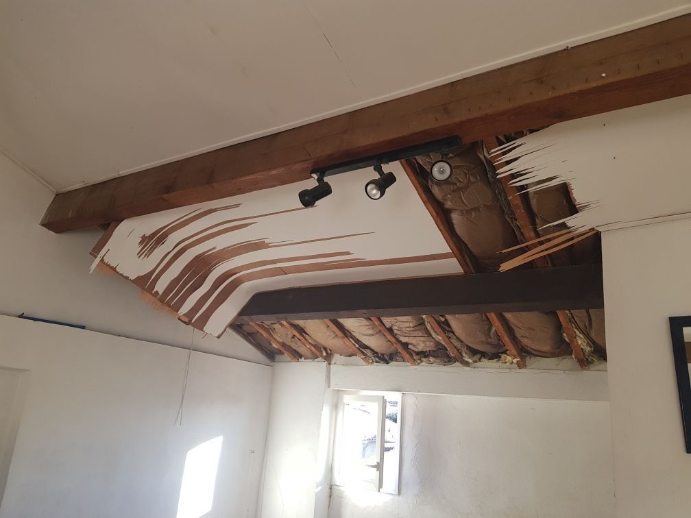 Rénovation d'un plafond