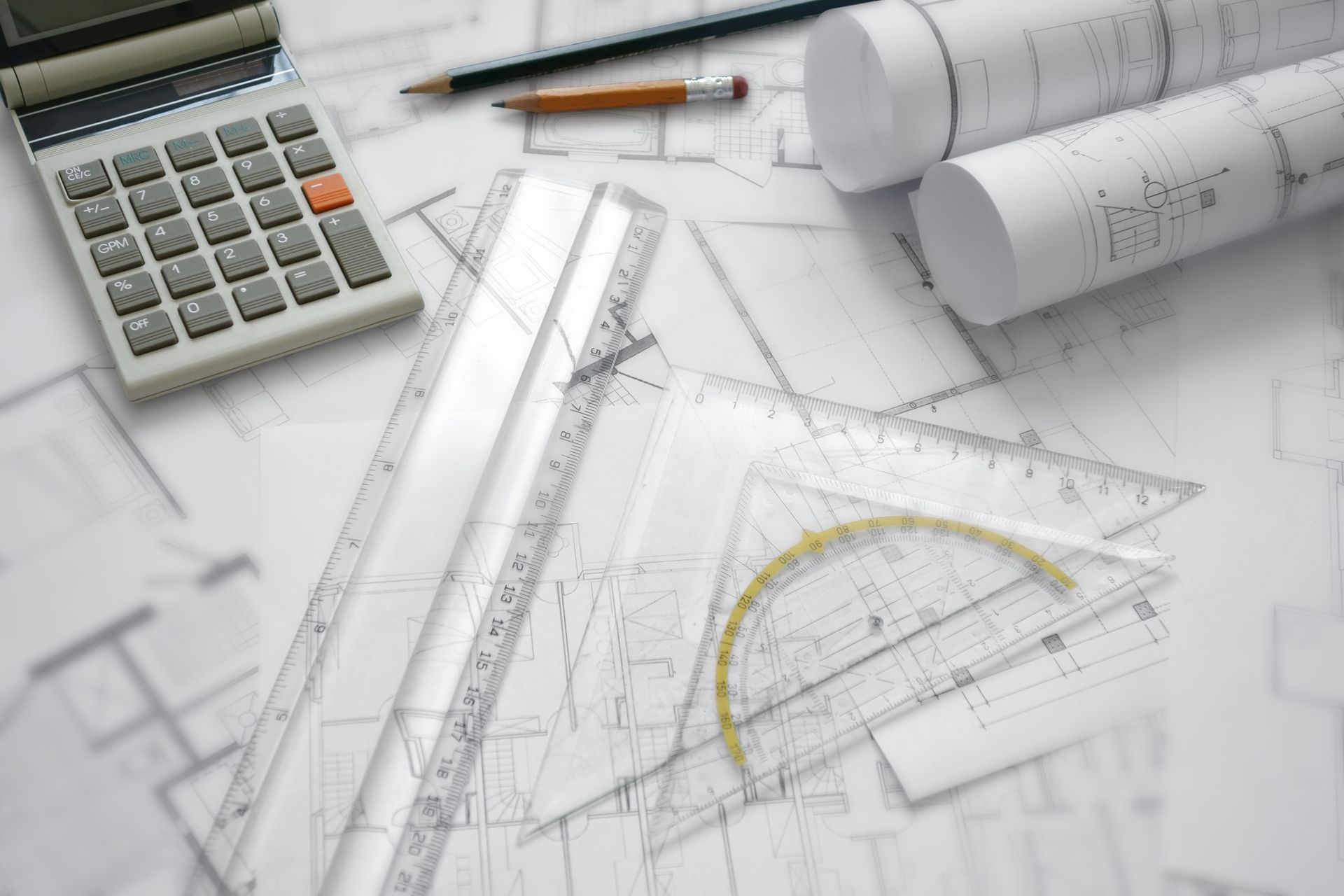 Grundriss auf iPad, MacBook, Zeichnung wird angefertigt 