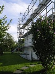 AWF CAD-Zeichnungsatelier Wohnhaus mit Gerüst