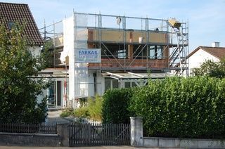 AWF CAD-Zeichnungsatelier Wohnhaus mit Gerüst