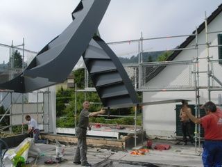 AWF CAD-Zeichnungsatelier Treppe an Kran