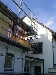 AWF CAD-Zeichnungsatelier Wohnhaus mit Gerüst