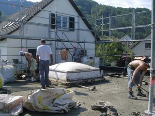 AWF CAD-Zeichnungsatelier Wohnhaus mit Gerüst