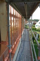 AWF CAD-Zeichnungsatelier Wohnhaus mit Gerüst