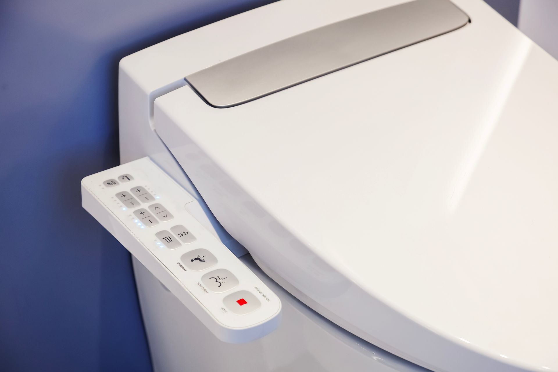 Toilettes japonaises avec télécommande