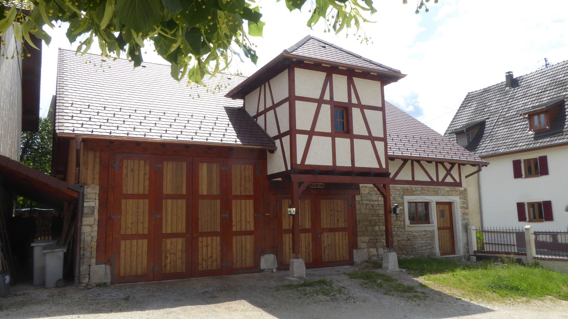 Une maison à colombage