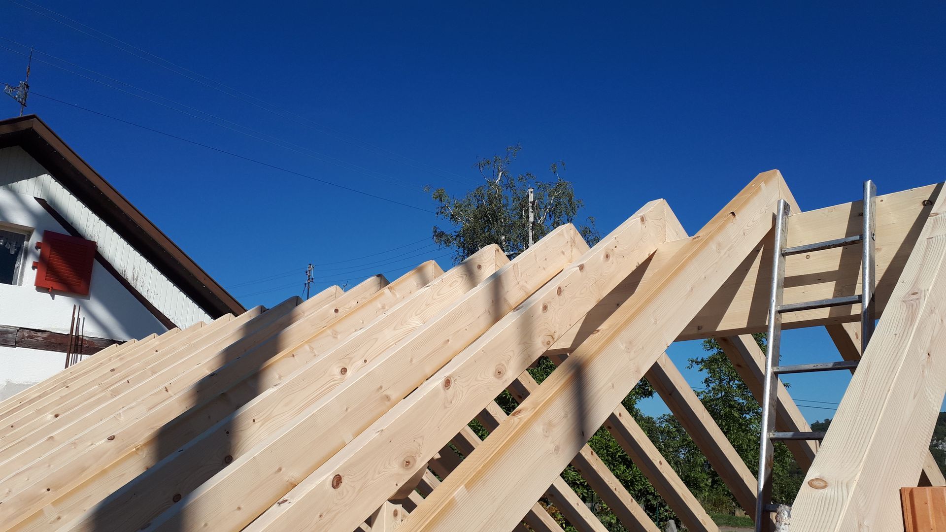 Charpente traditionnelle en bois