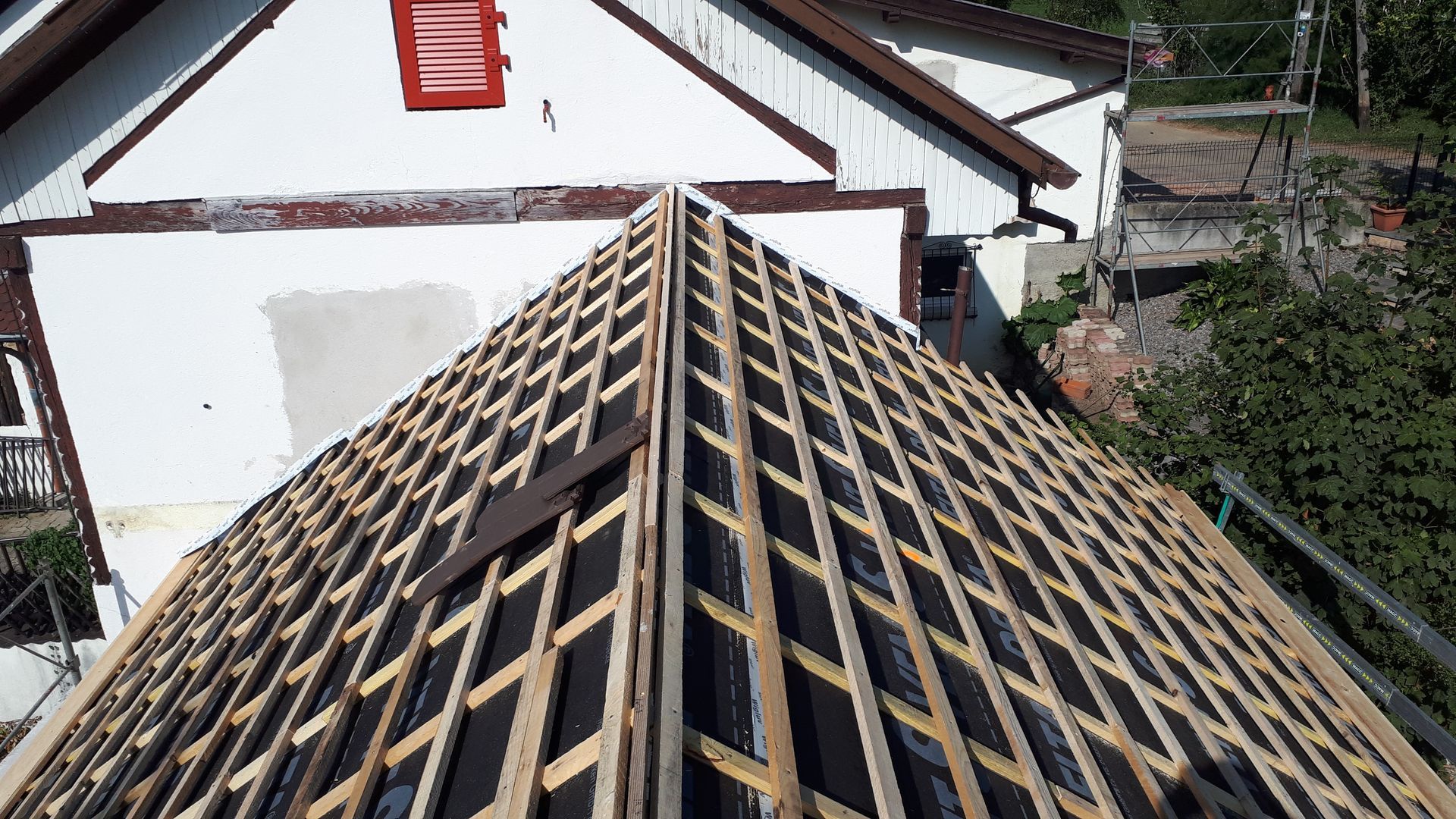 Construction d'une nouvelle toiture