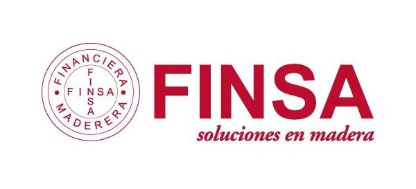 FINSA logo in red with circular seal and the tagline “soluciones en madera”