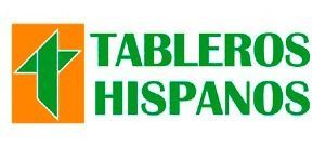Logotipo de Tableros Hispanos con un cuadrado naranja y un icono geométrico verde junto a un texto verde.