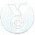Medalla circular de plata con una cinta y un emblema de estrella en el centro.