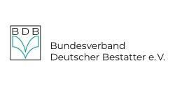 The bundesverband deutscher bestatter e.v. logo is on a white background.