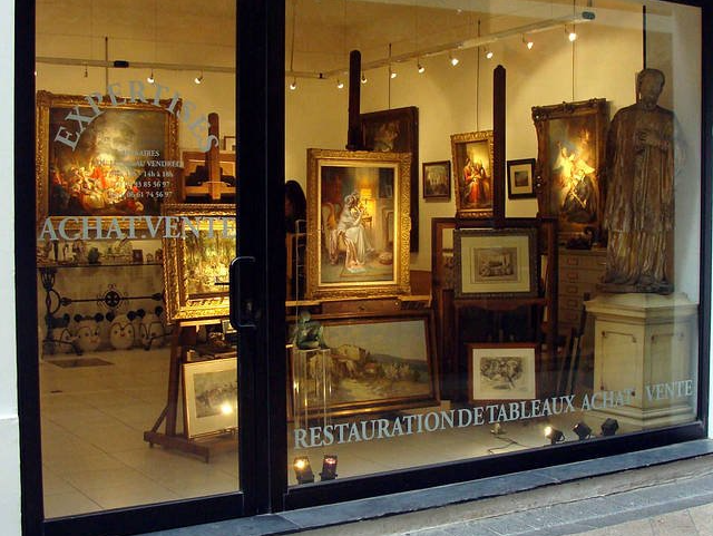 Vente : Vitrine de la galerie