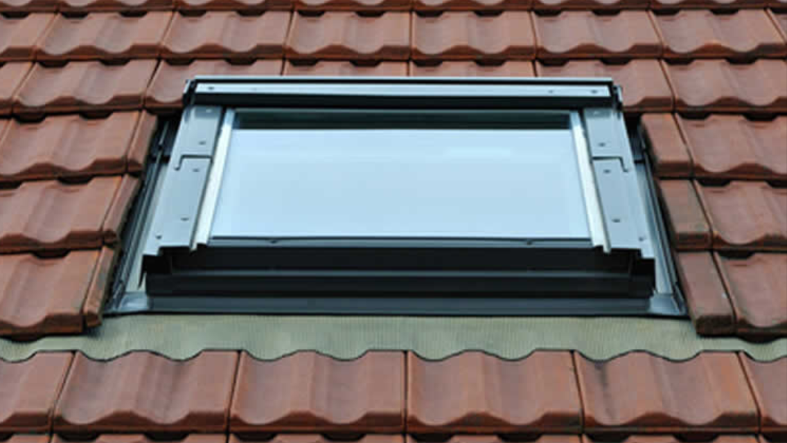 Fenêtre de toit fermée