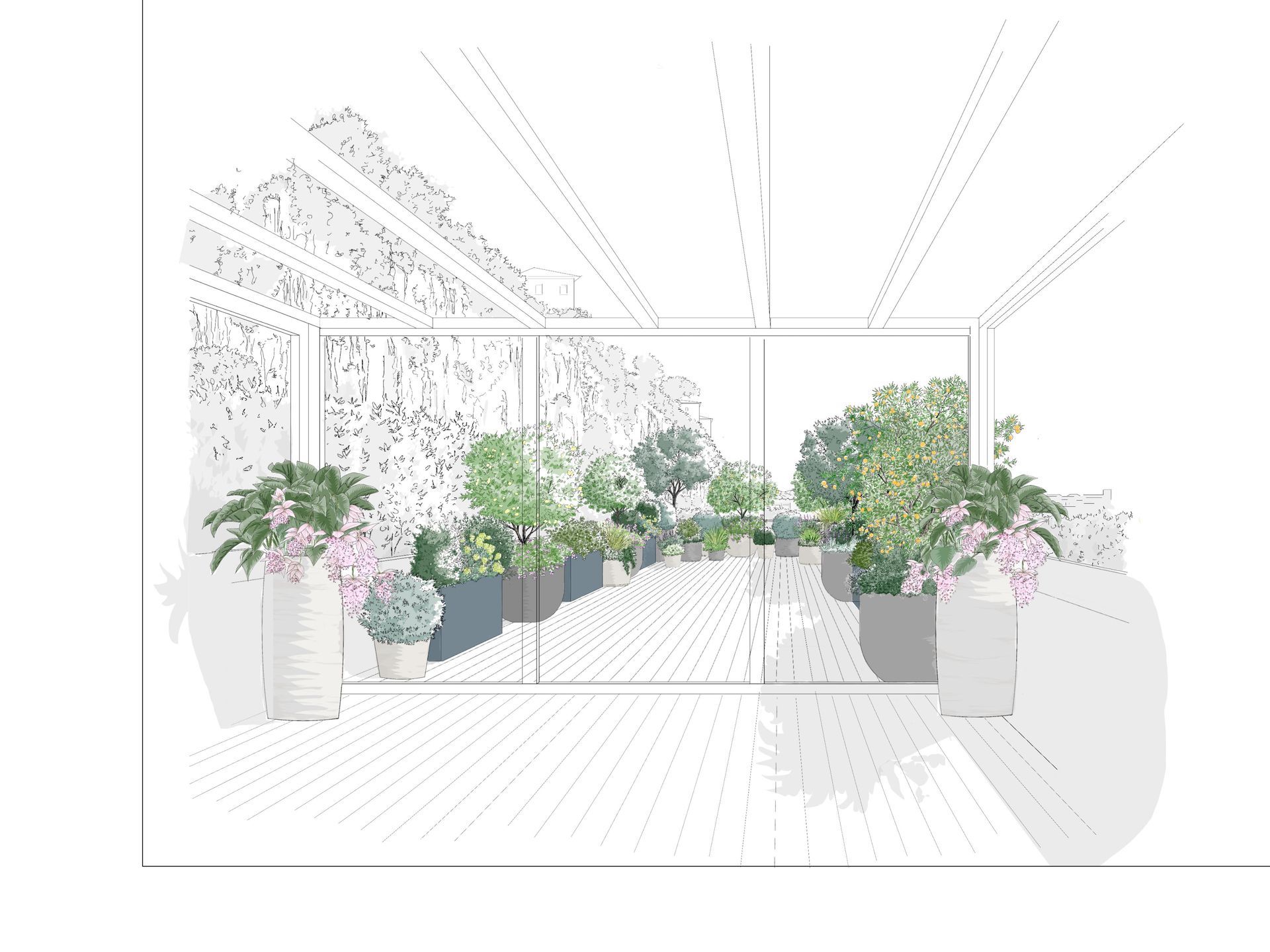 Plan de création de jardin