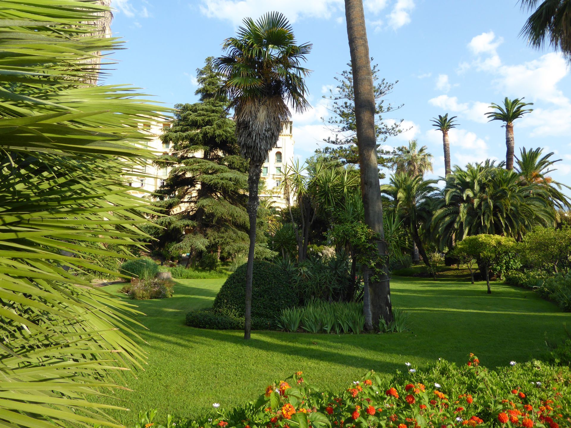 Jardin bien entretenu