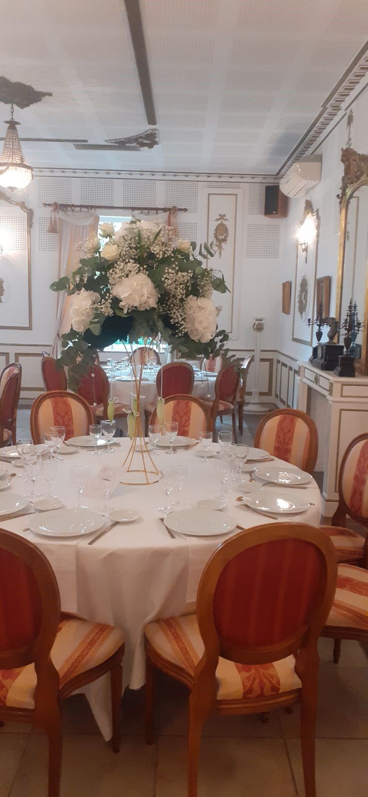 Réception dans un château