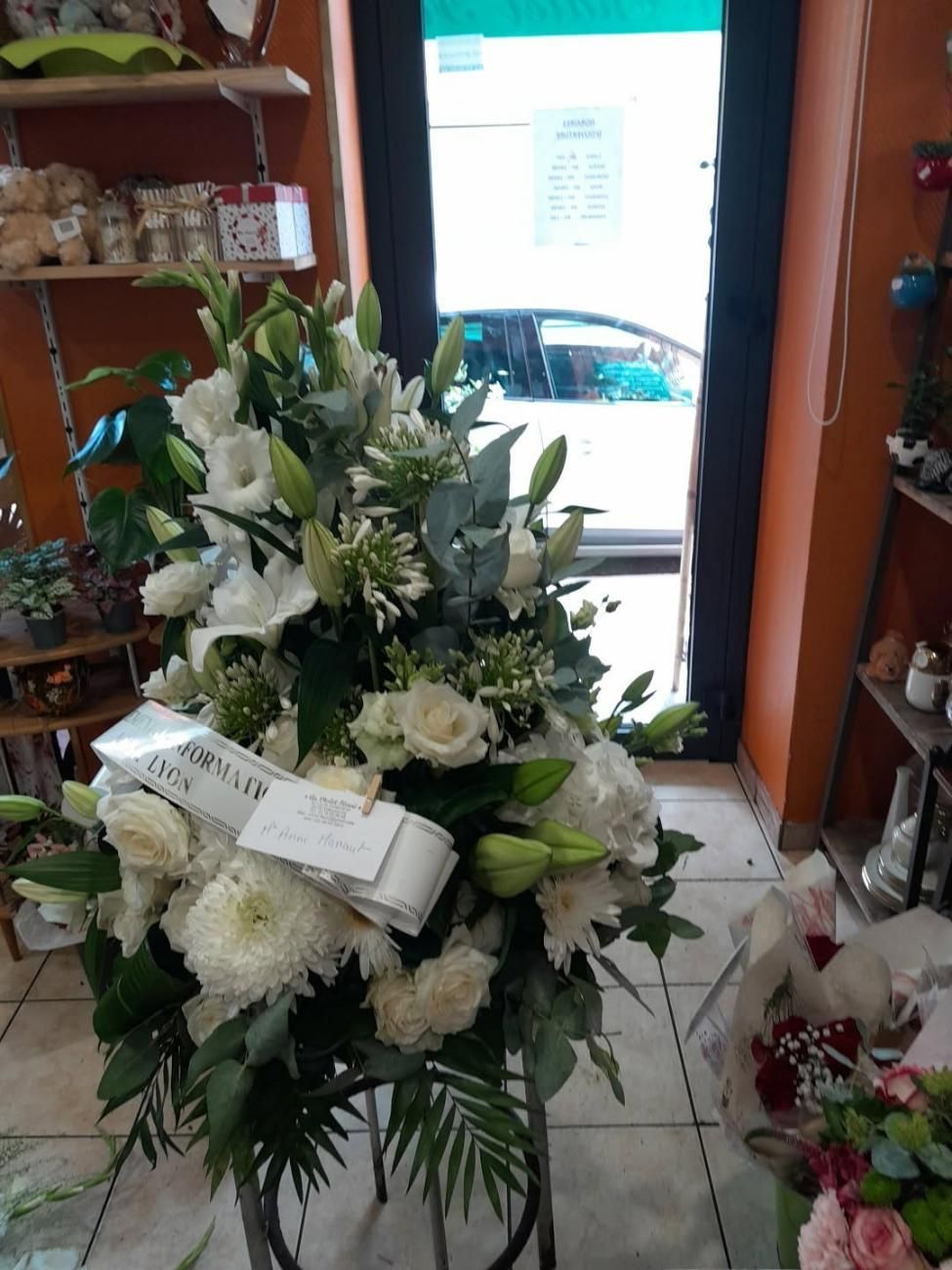 Devant de tombe 230€