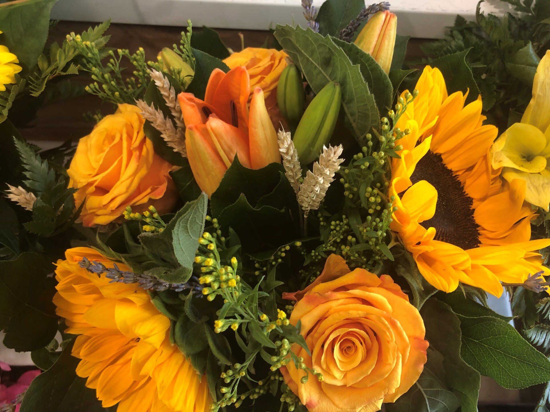 Composition florale estivale