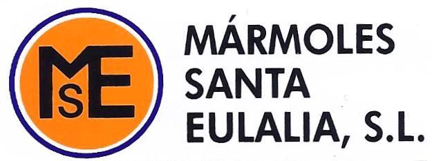 Un logotipo para Mármoles Santa Eulalia SL en español