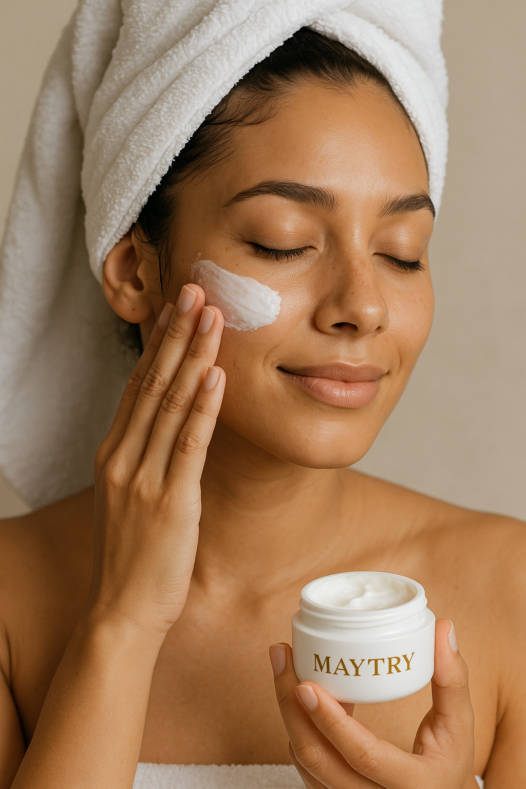 Una mujer está recibiendo un masaje de manos de otra mujer.