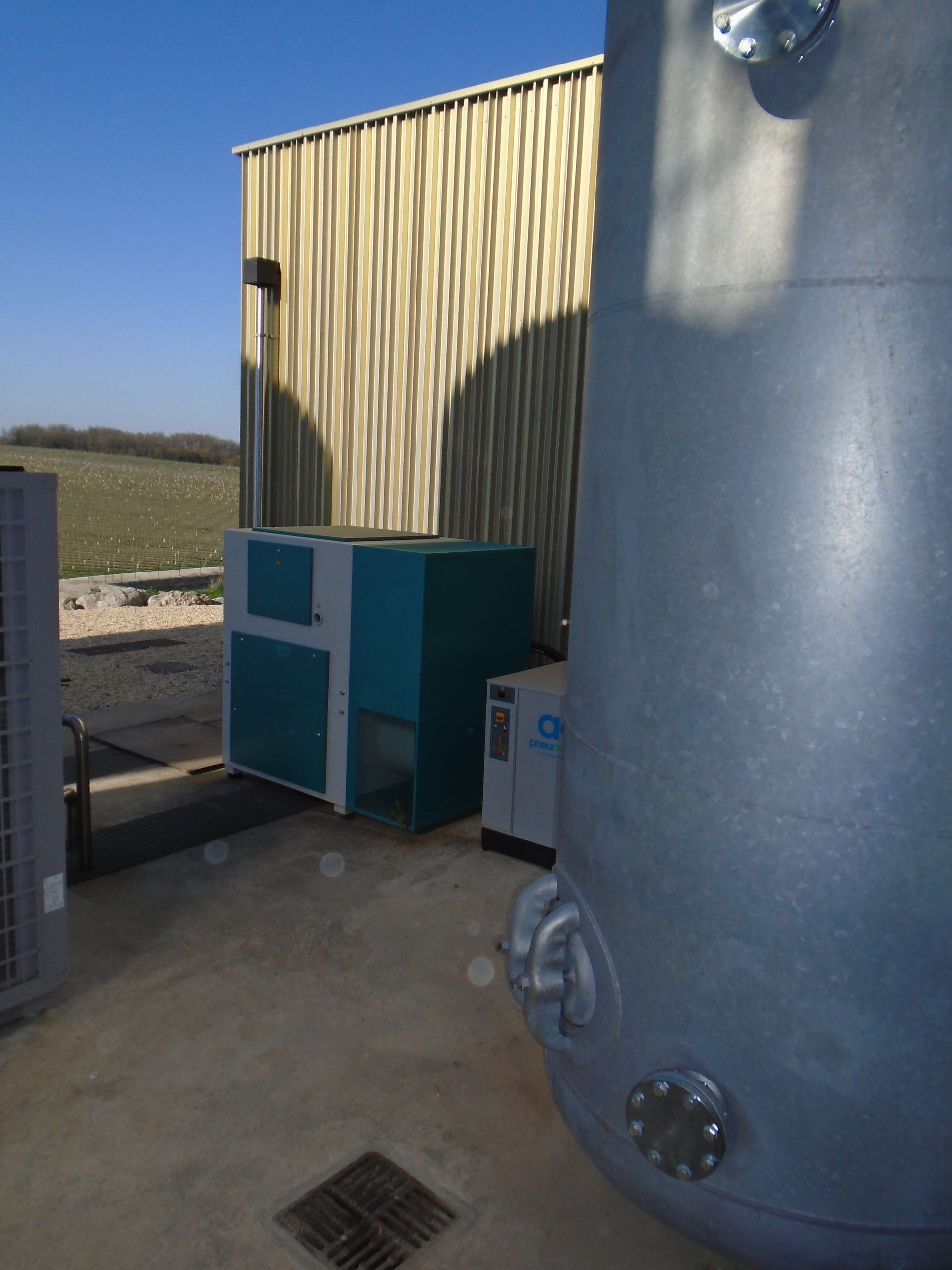 Focus sur cuve et bardage