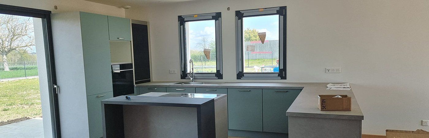 La construction de l'intérieur d'une maison